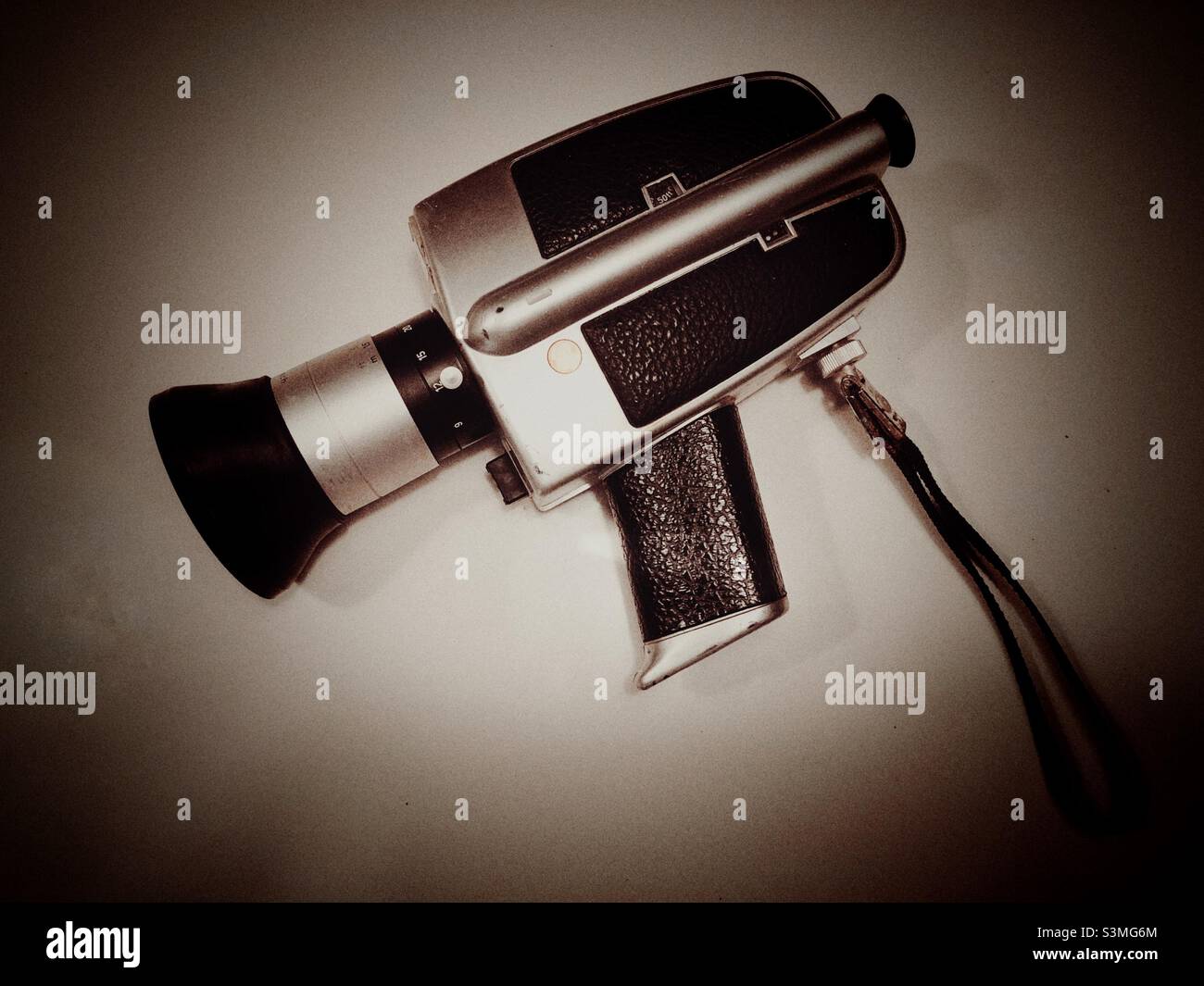 Appareil photo de film vintage super 8mm Banque D'Images