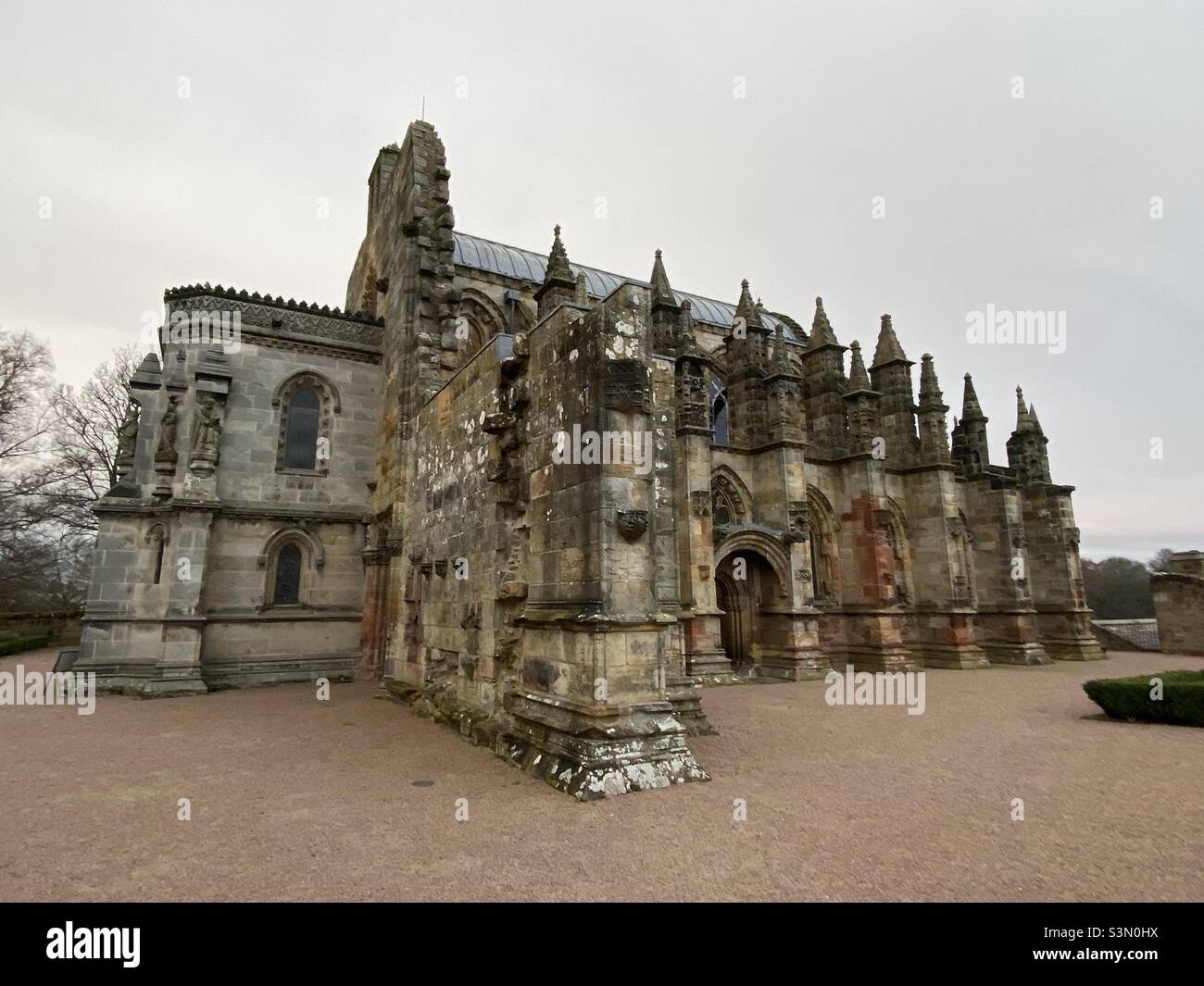 Chapelle Rosalyn, Édimbourg - Image de stock capturée avec un smartphone