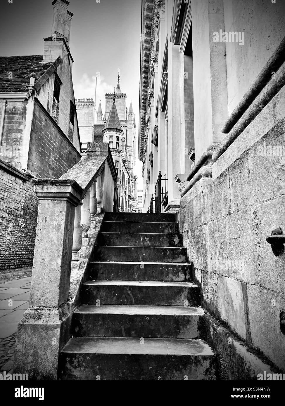 Senate House passage Cambridge UK University City Royaume-Uni - Image de stock capturée avec un smartphone Senate House passage Cambridge UK University City Royaume-Uni - Image de stock capturée avec un smartphone
