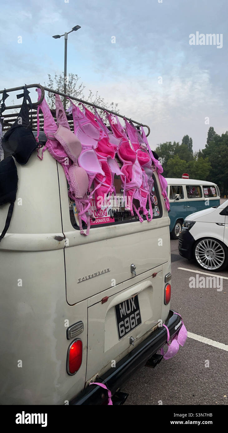 Courez la bague Coppa Feel Charity VW splitty Banque D'Images