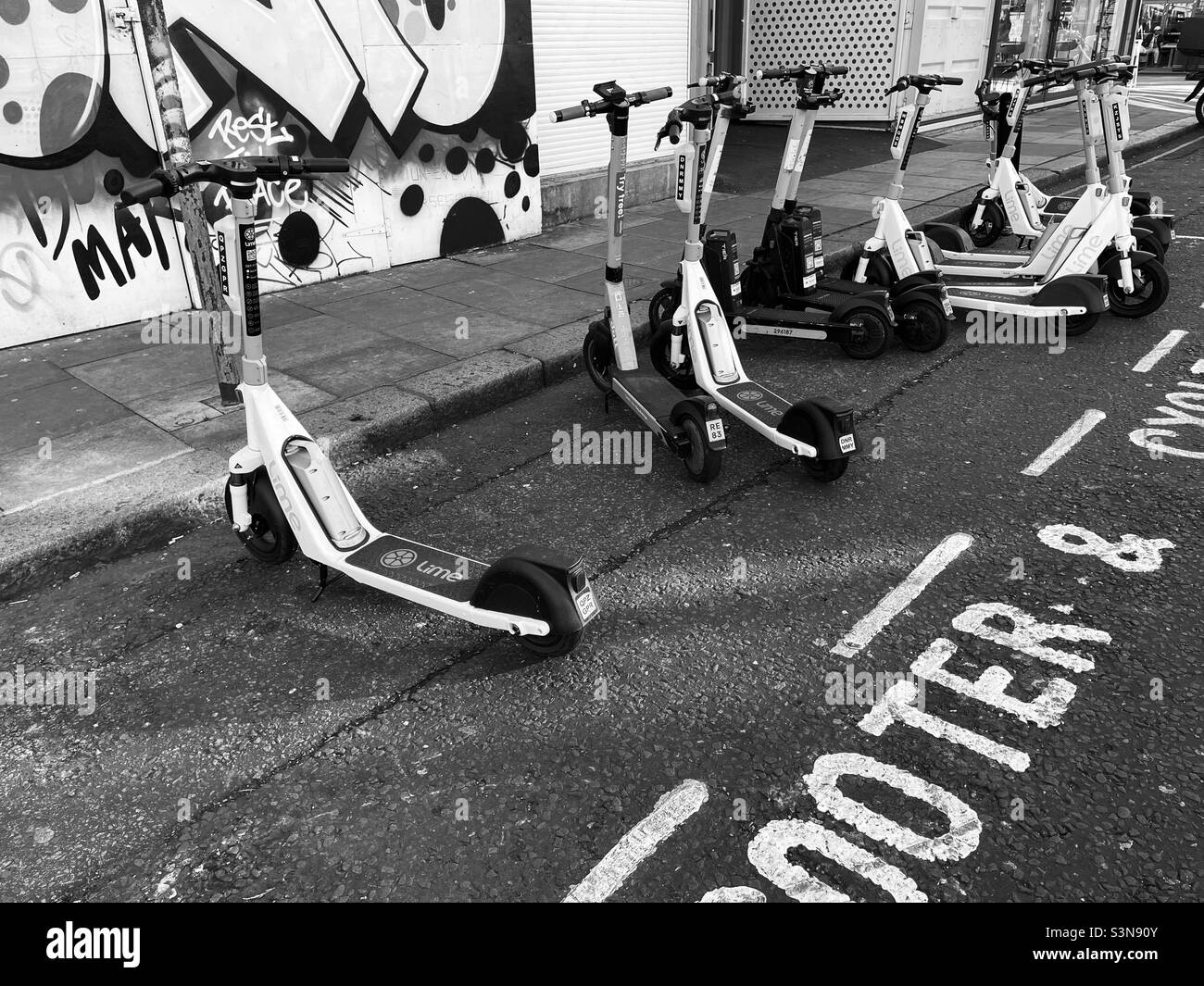 Scooter Park, Camden, Londres Banque D'Images