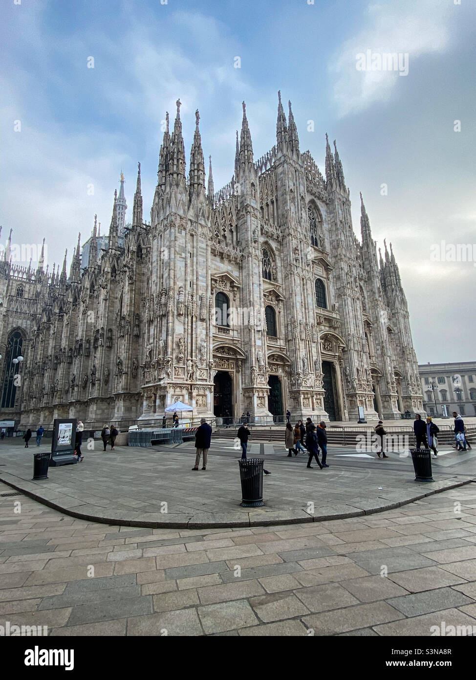 Duomo di Milano, matin d'hiver à Milan Banque D'Images
