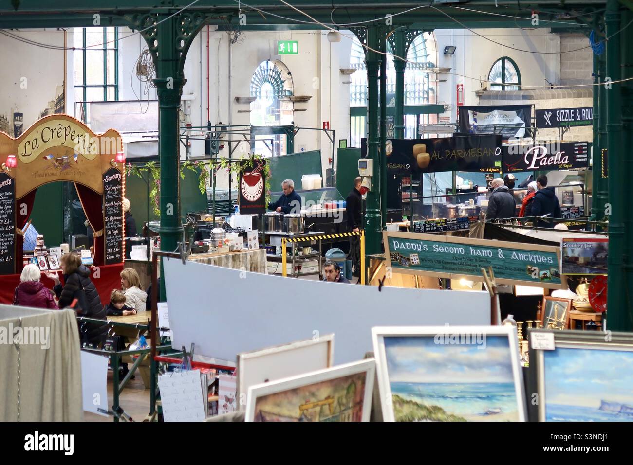 St George's Market, Belfast - Image de stock capturée avec un smartphone
