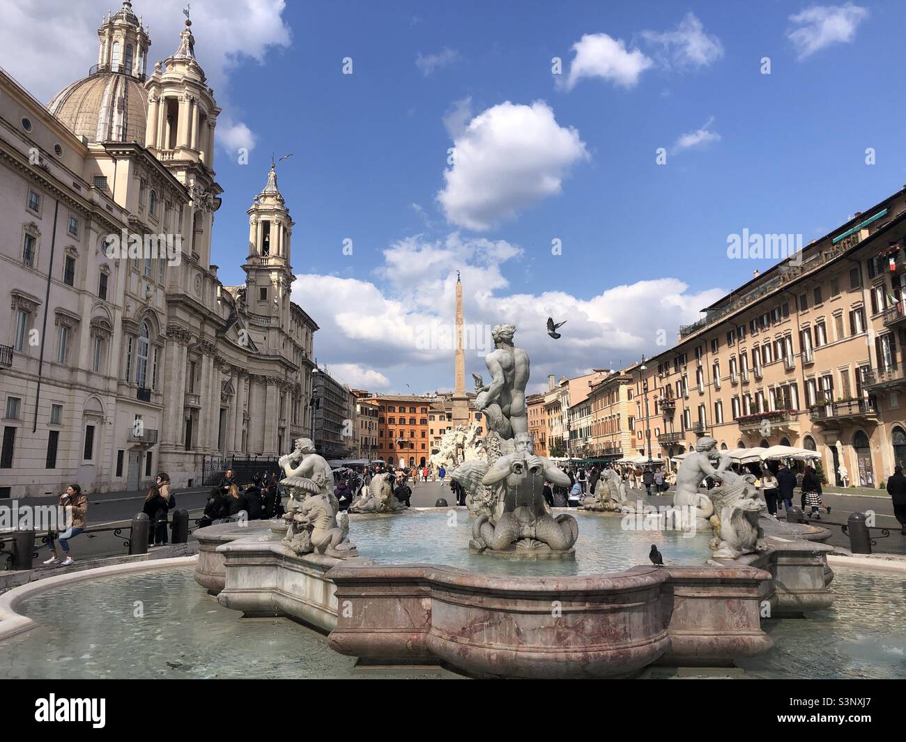 Piazza Navona à Rome, italie Banque D'Images
