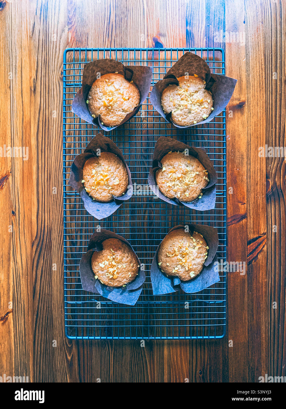 Gâteaux de fée à l'orange faits maison sans gluten Banque D'Images