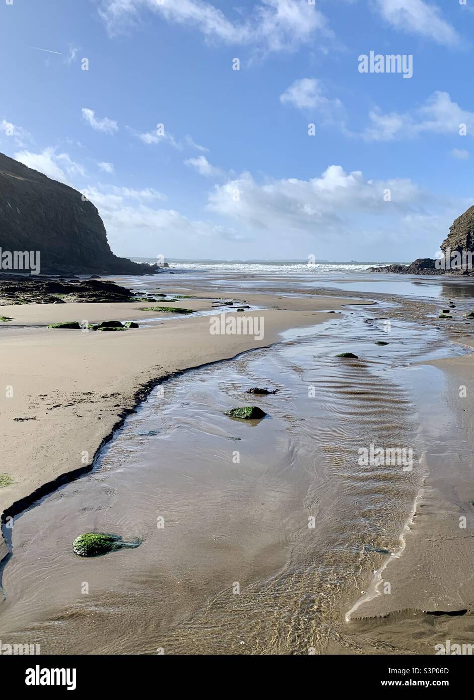 Plage de sable - Image de stock capturée avec un smartphone