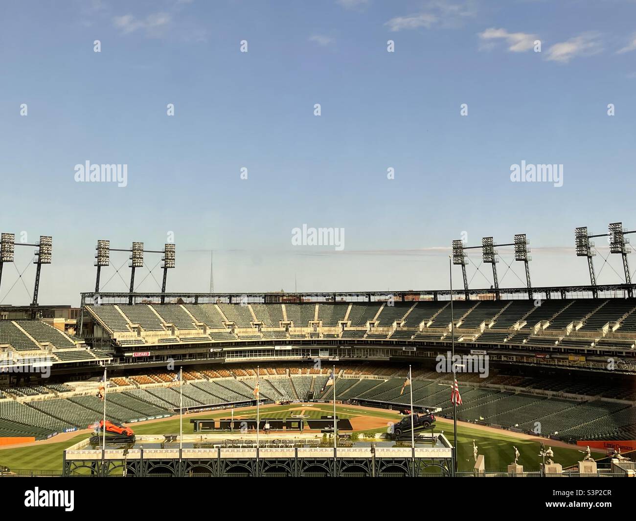 Comerica Park à Detroit Banque D'Images