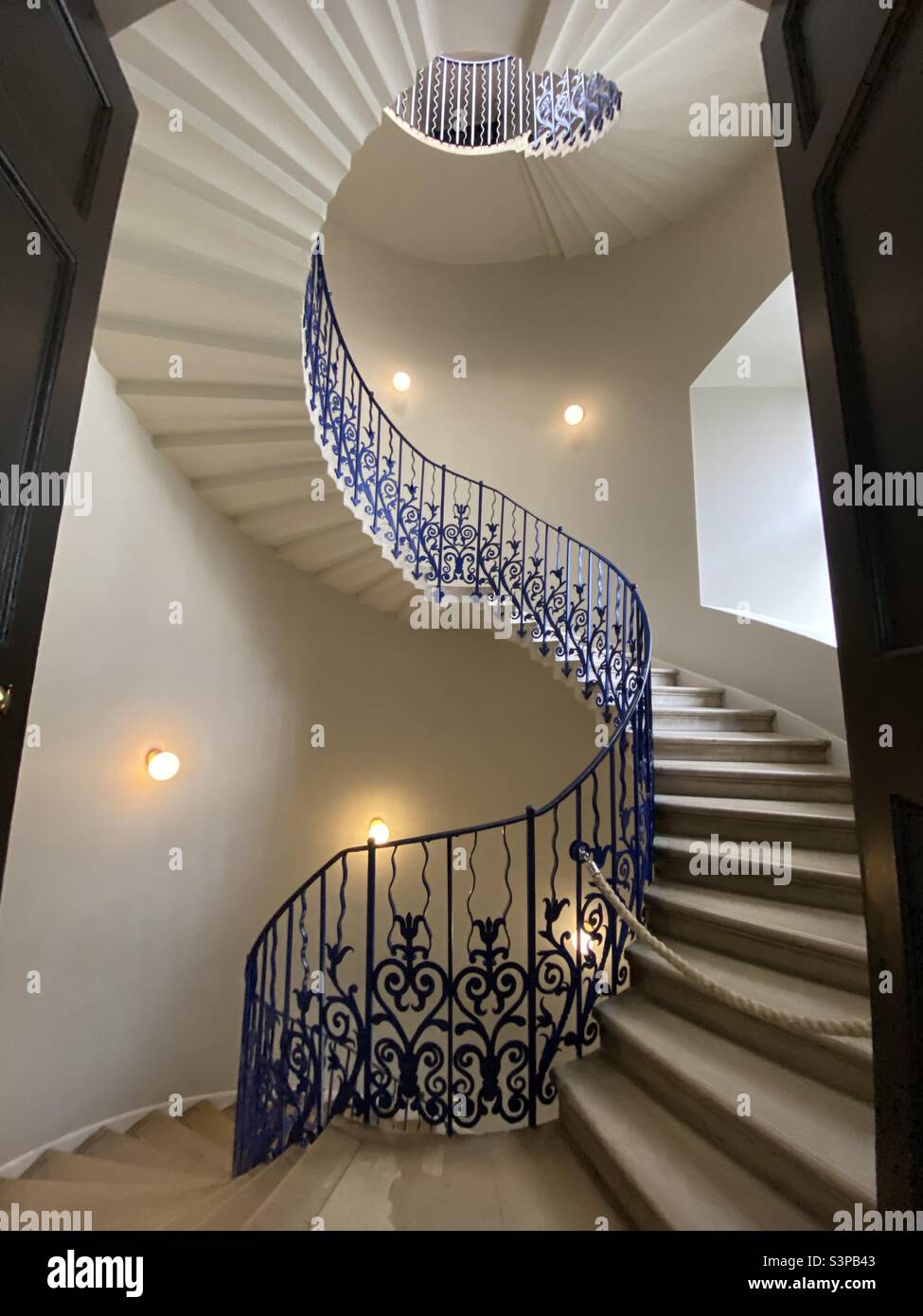 Intérieur élégant escaliers Banque D'Images