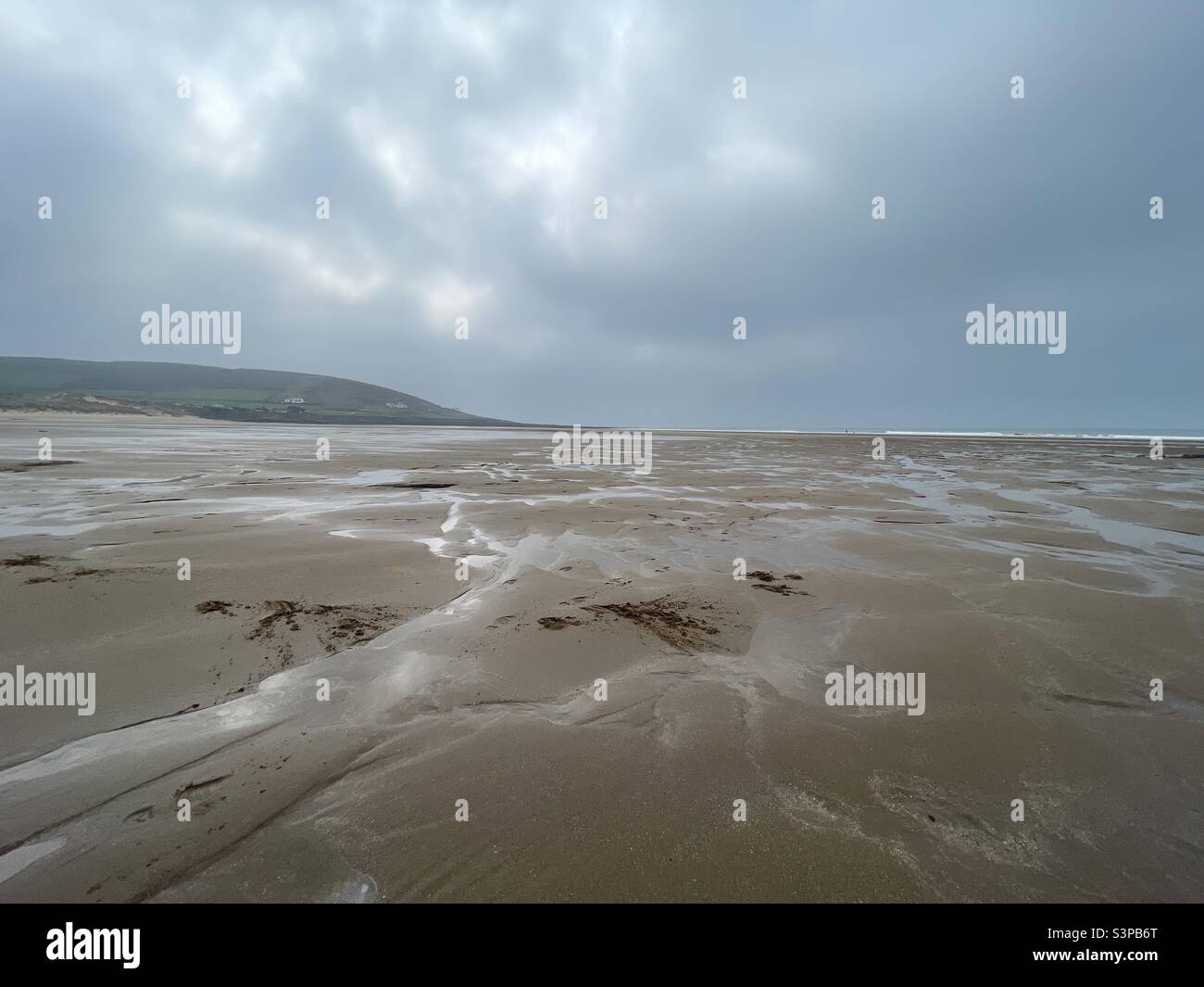 Plage, Devon Croyde Banque D'Images