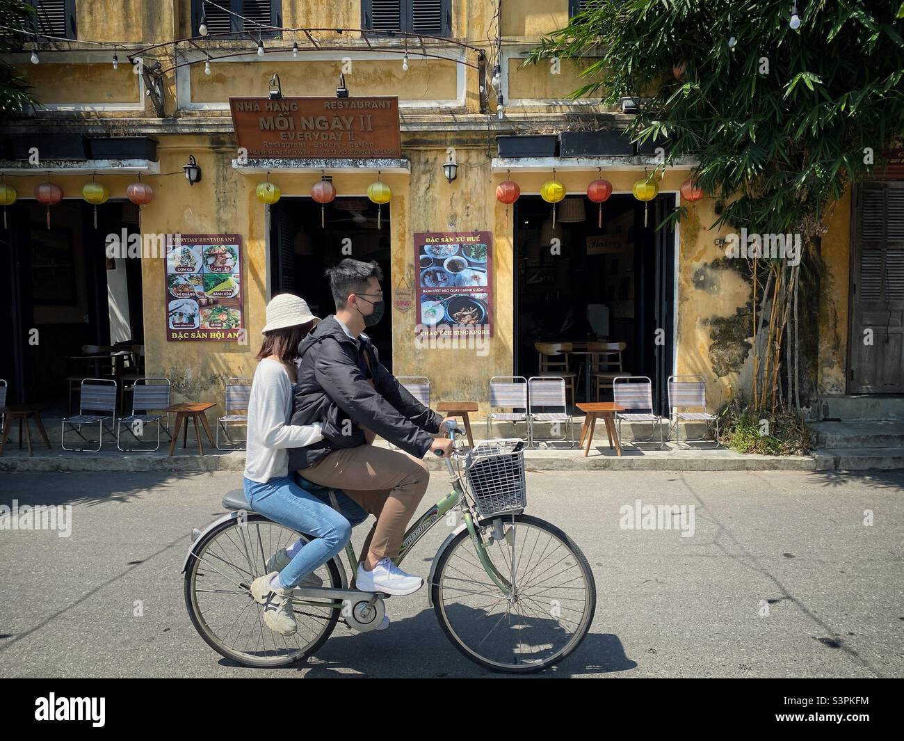 Hoi une ancienne ville au Vietnam - Image de stock capturée avec un smartphone