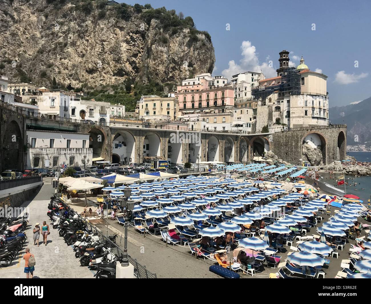 Atrani incroyable déjà pour votre visite. - Image de stock capturée avec un smartphone