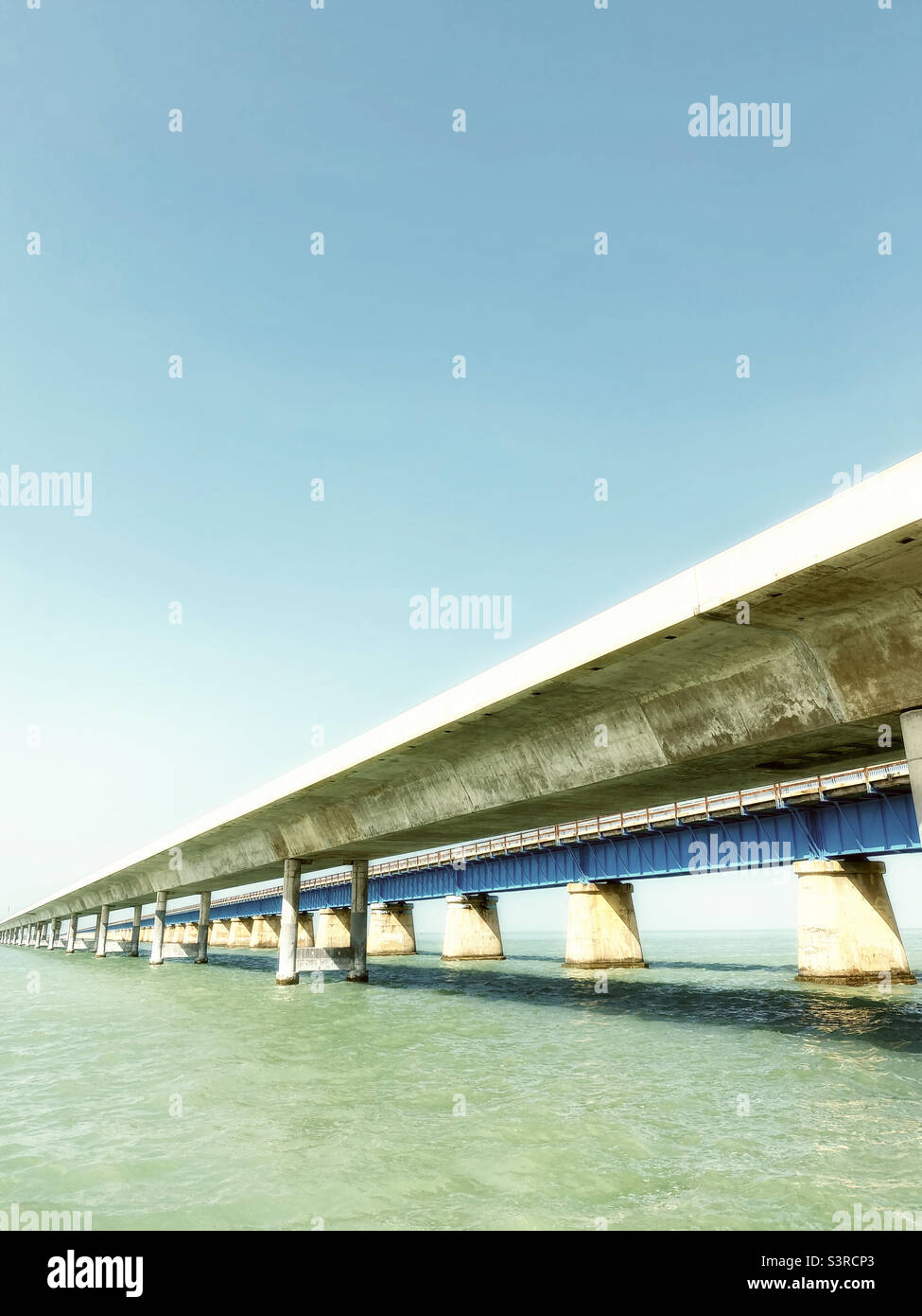 Seven Mile Bridge, Floride Banque D'Images