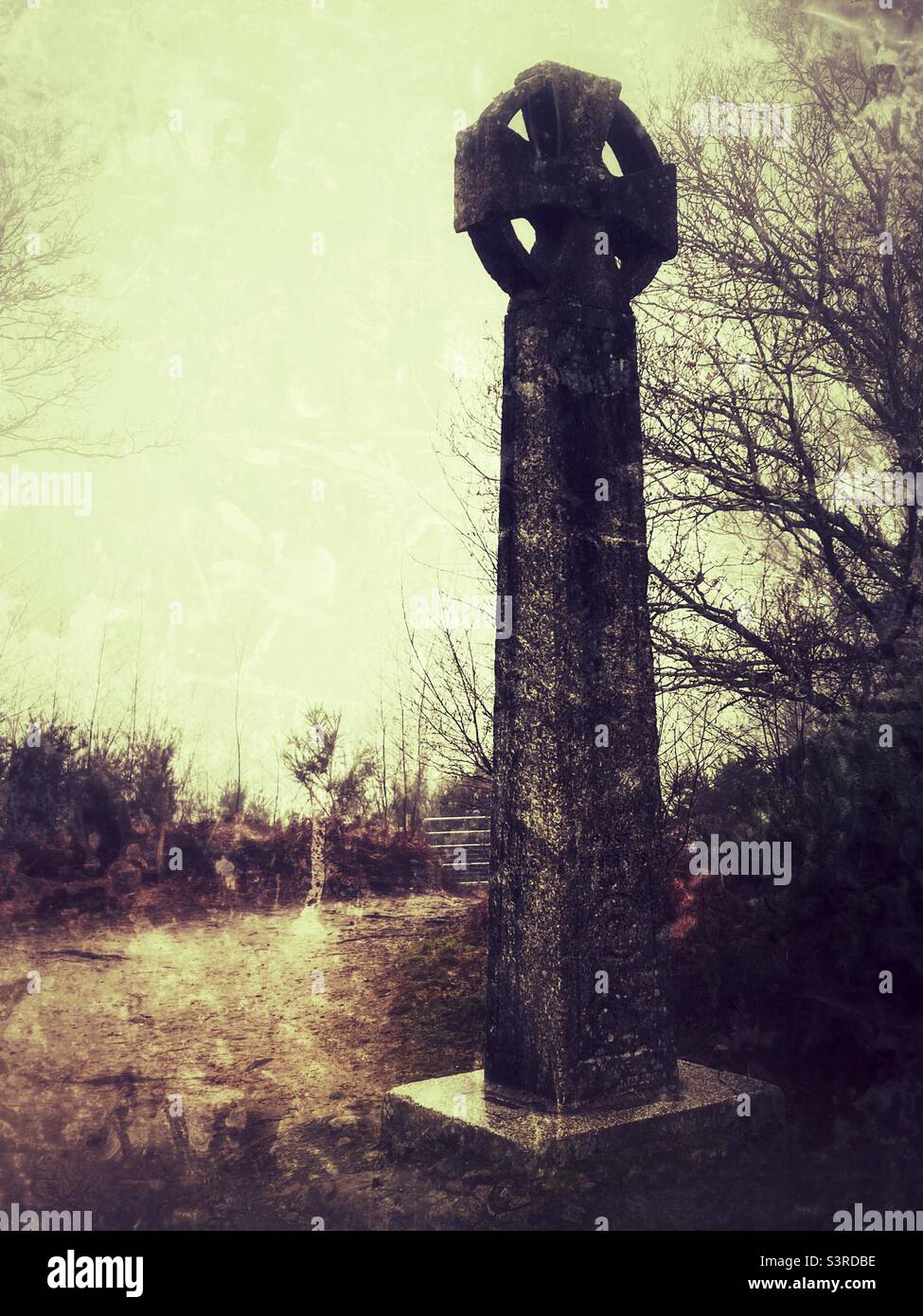 Croix celtique - Image de stock capturée avec un smartphone