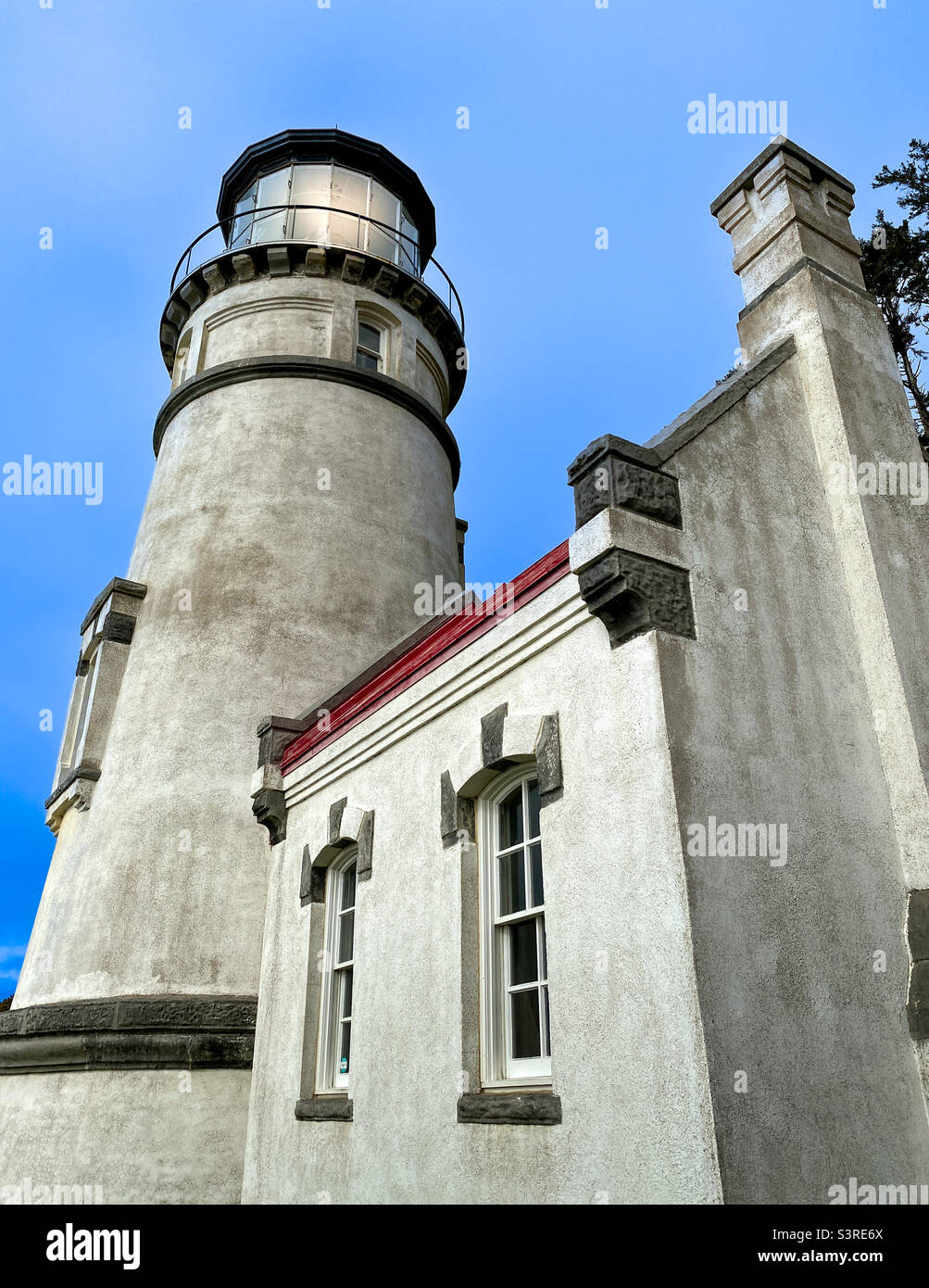 Phare de Haceta Head sur la côte de l'Oregon - Image de stock capturée avec un smartphone