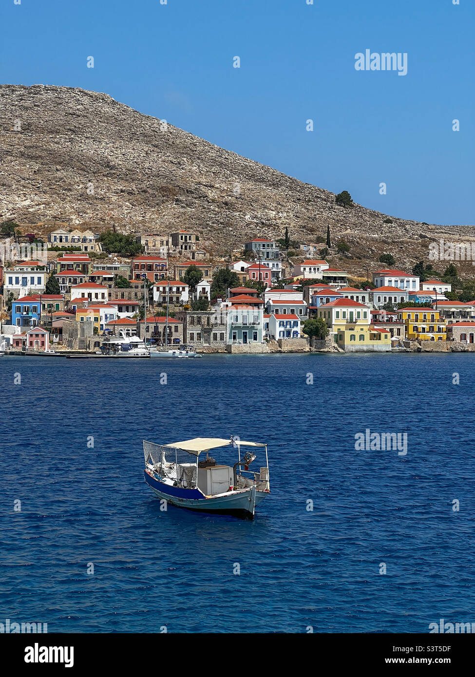 Île de Halki, Grèce Banque D'Images