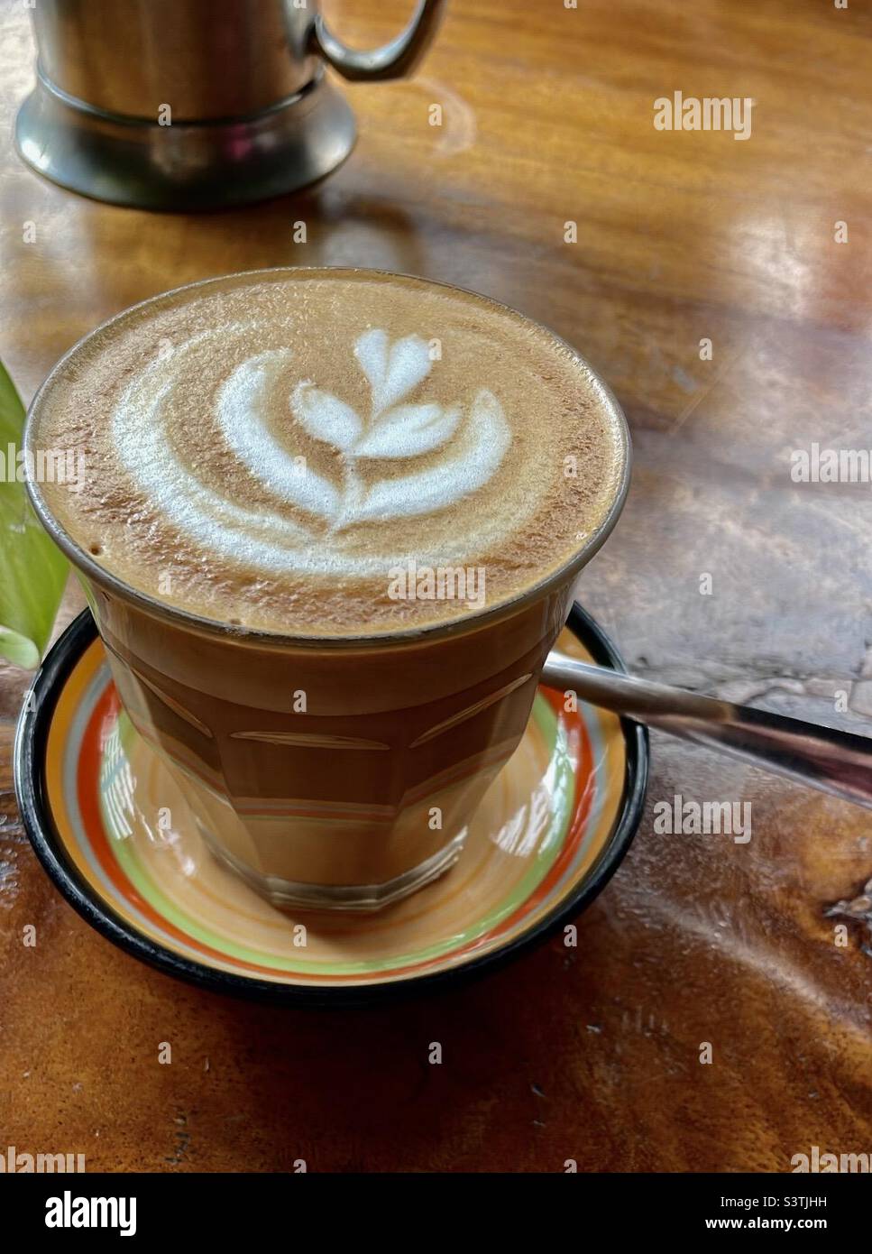 latte art Banque D'Images