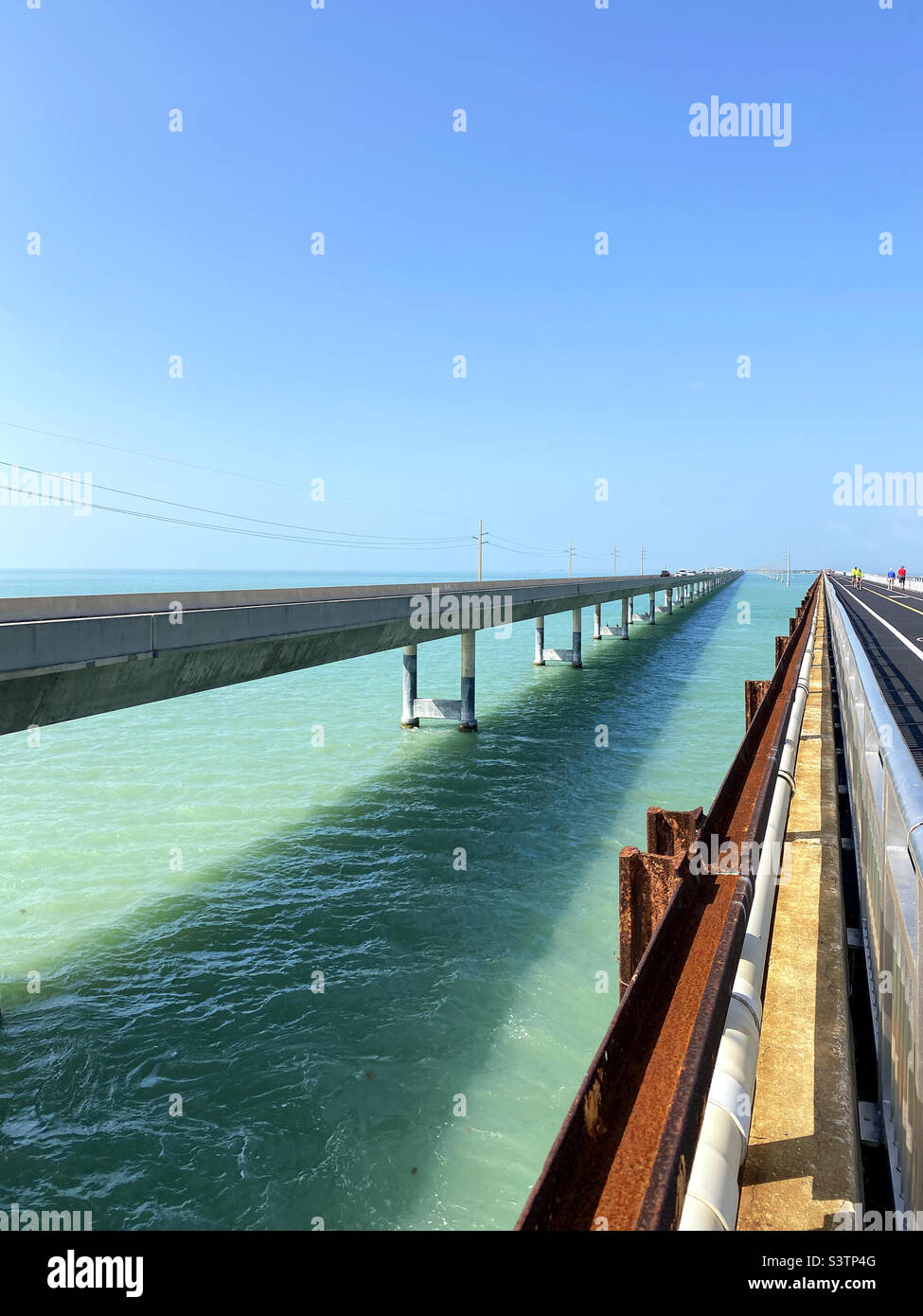 Seven Mile Bridge, Marathon, Floride - Image de stock capturée avec un smartphone