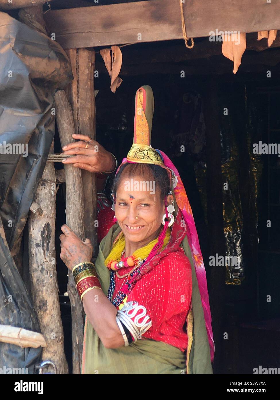 Les femmes tribales de Telangana kamaredy inde Banque D'Images