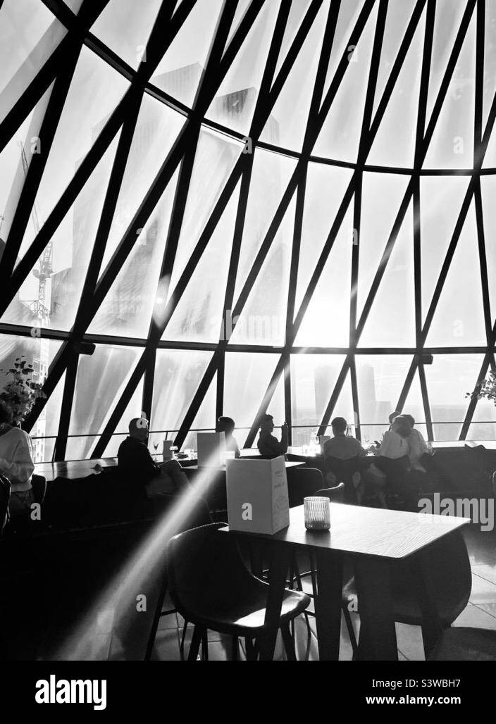 Iris Bar, le Gherkin Banque D'Images