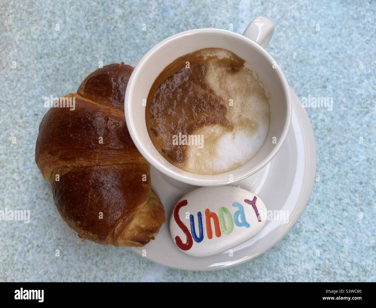 Dimanche petit-déjeuner Banque D'Images