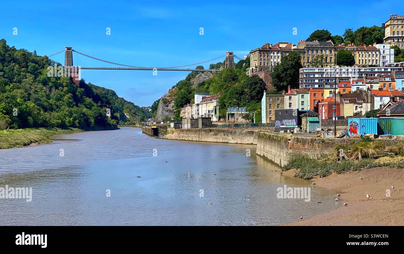 Île de Spike. Port de Bristol - Image de stock capturée avec un smartphone