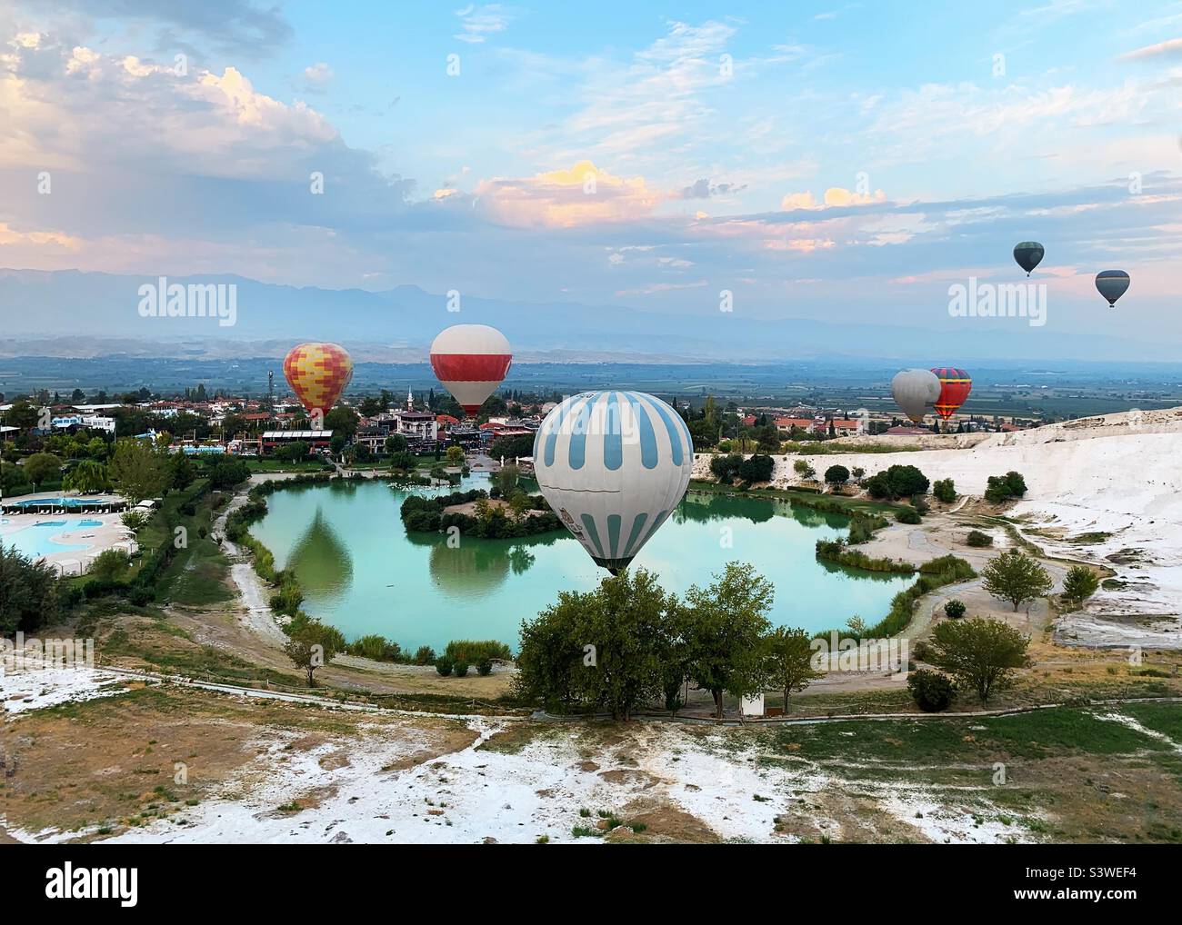 Ballons à air chaud - Image de stock capturée avec un smartphone
