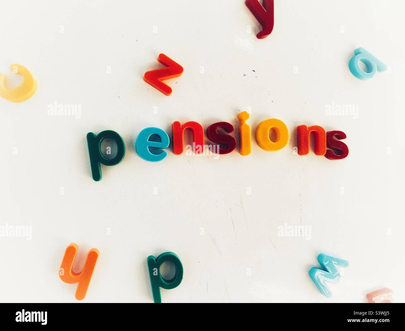 Les pensions - Image de stock capturée avec un smartphone