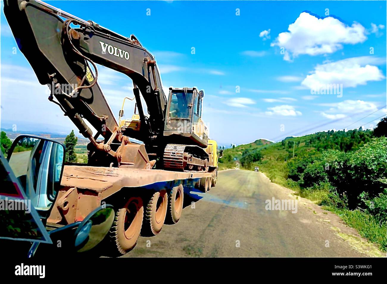 Camion lourd Volvo Banque D'Images