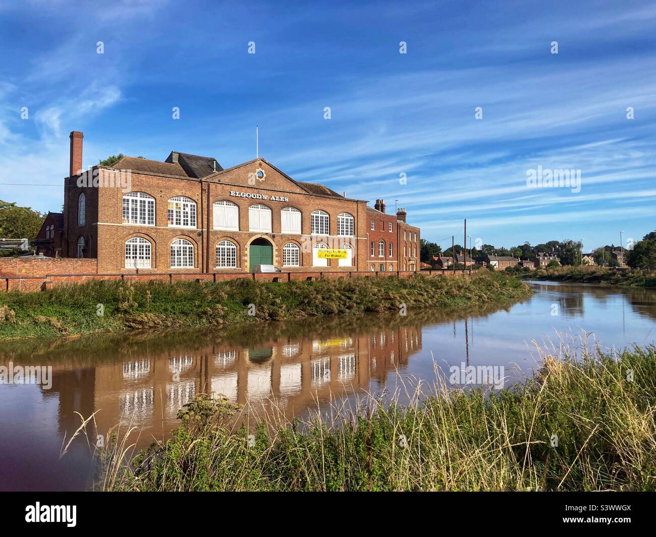 Brasserie Elgoods à Wisbech, Cambridgeshire, Royaume-Uni. Août 2022 Banque D'Images