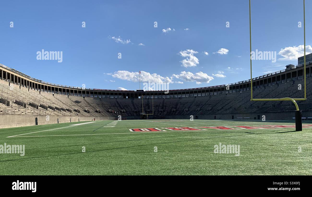 Stade Harvard à Allston, Massachusetts. Banque D'Images