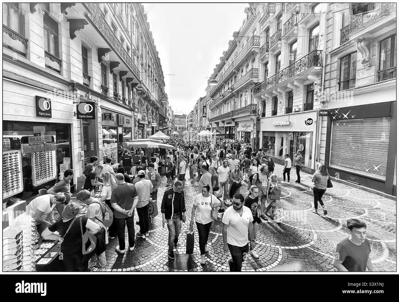 La Braderie de Lille. Banque D'Images