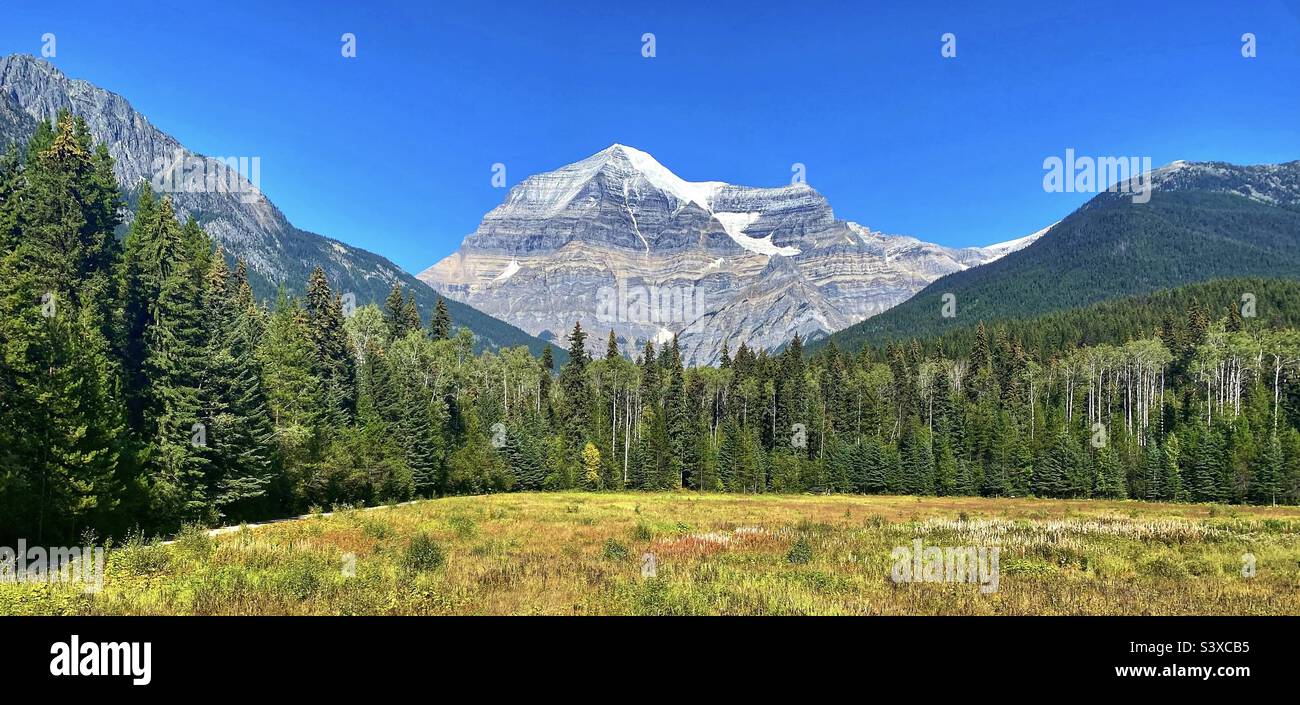 Parc national du Mont robson. Canada. - Image de stock capturée avec un smartphone