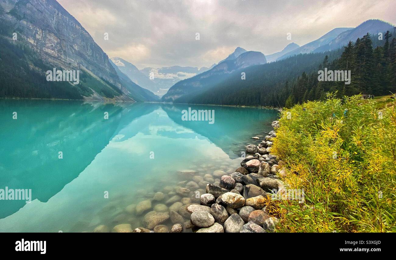 Lac Louise. Banff. Canada. Banque D'Images