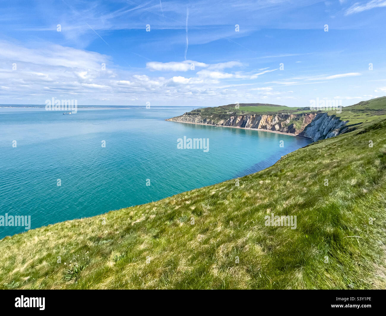 Île de Wight à la fin du printemps Banque D'Images