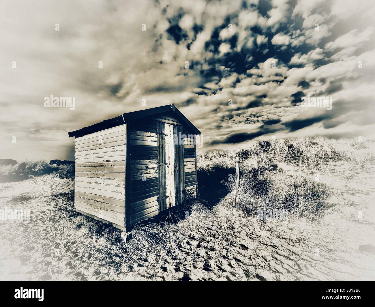 Beach Hut, Great Yarmouth, Norfolk Banque D'Images