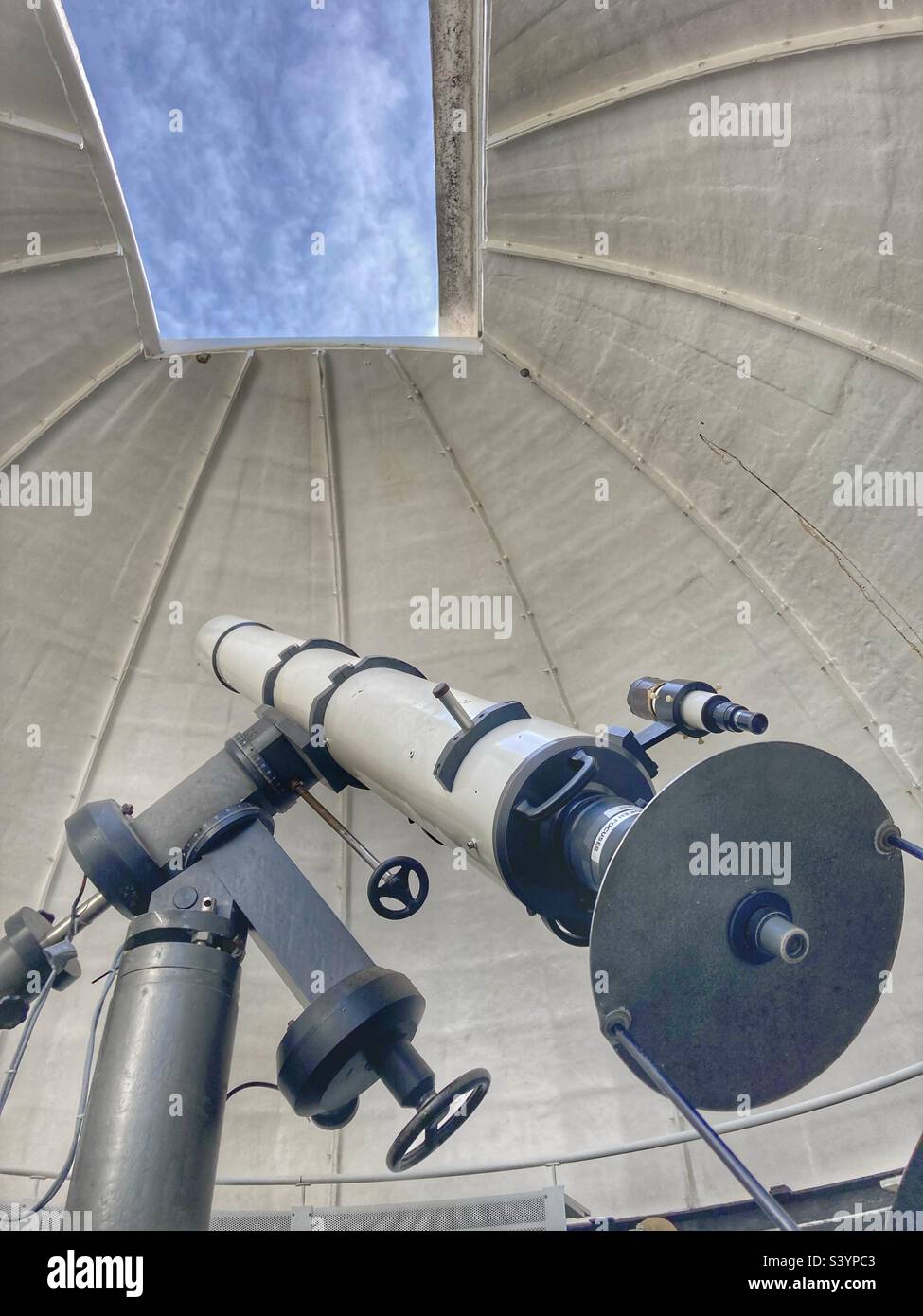 Télescope à Genk Belgique à Cosmodrome Banque D'Images