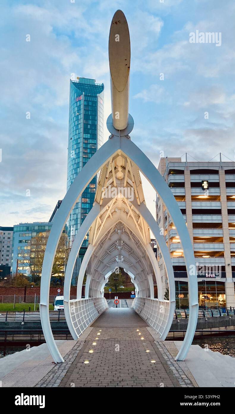Pont à Liverpool - Image de stock capturée avec un smartphone