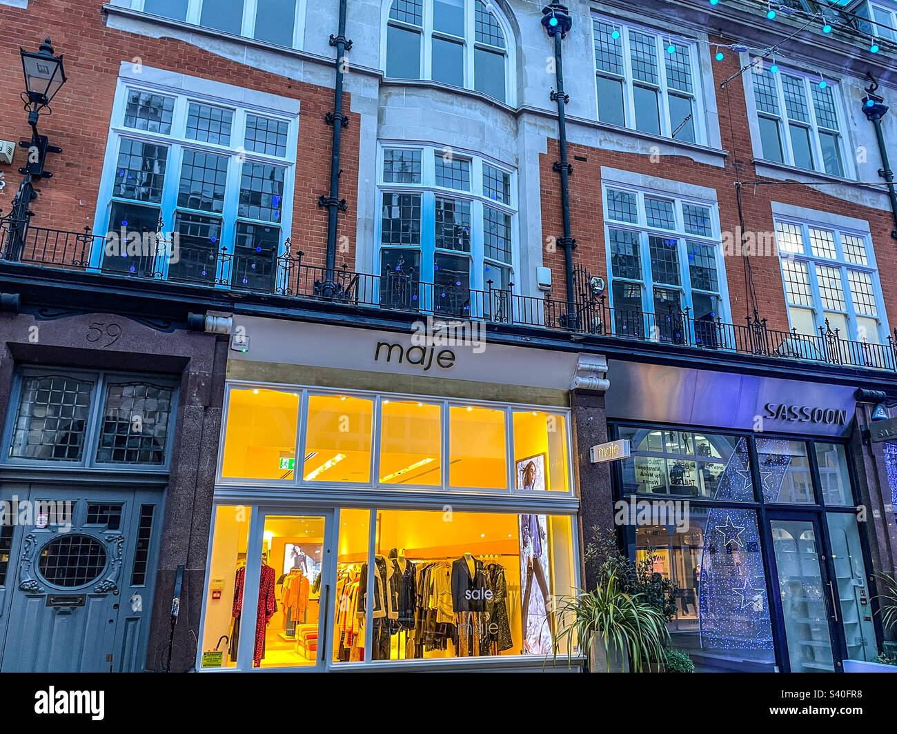 South Molton Street, Londres Banque D'Images