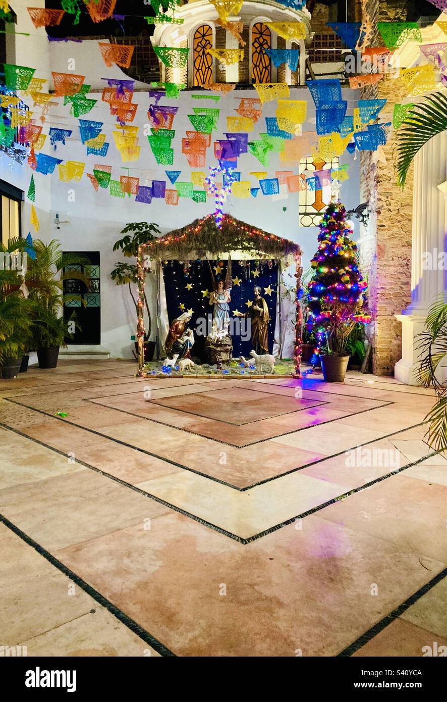 Scène de fête de Noël. - Image de stock capturée avec un smartphone