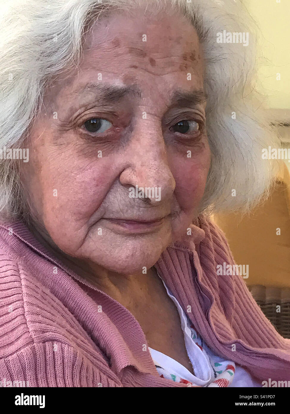 Jolie vieille dame Banque D'Images