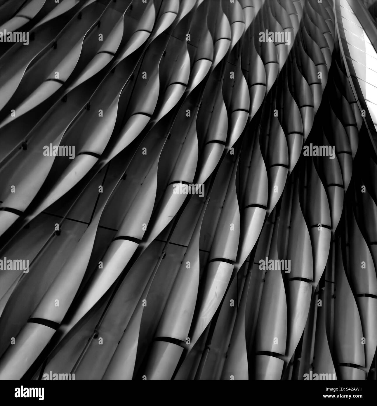 Gros plan sur l'architecture moderne - Image de stock capturée avec un smartphone