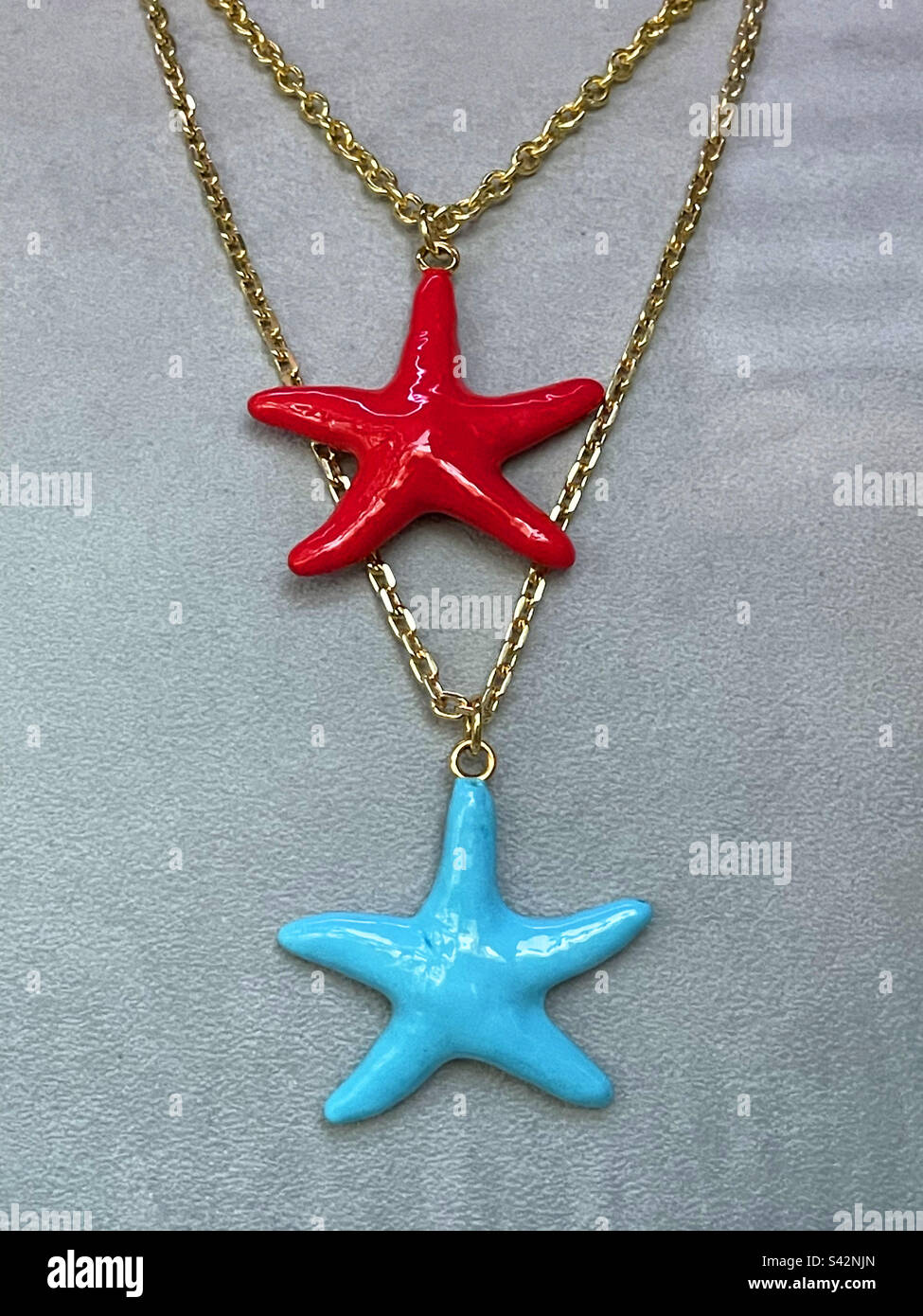 Colliers Starfish. Banque D'Images