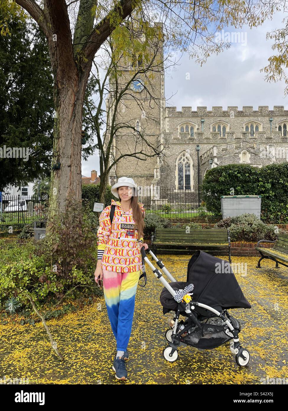 Promenade quotidienne Banque D'Images