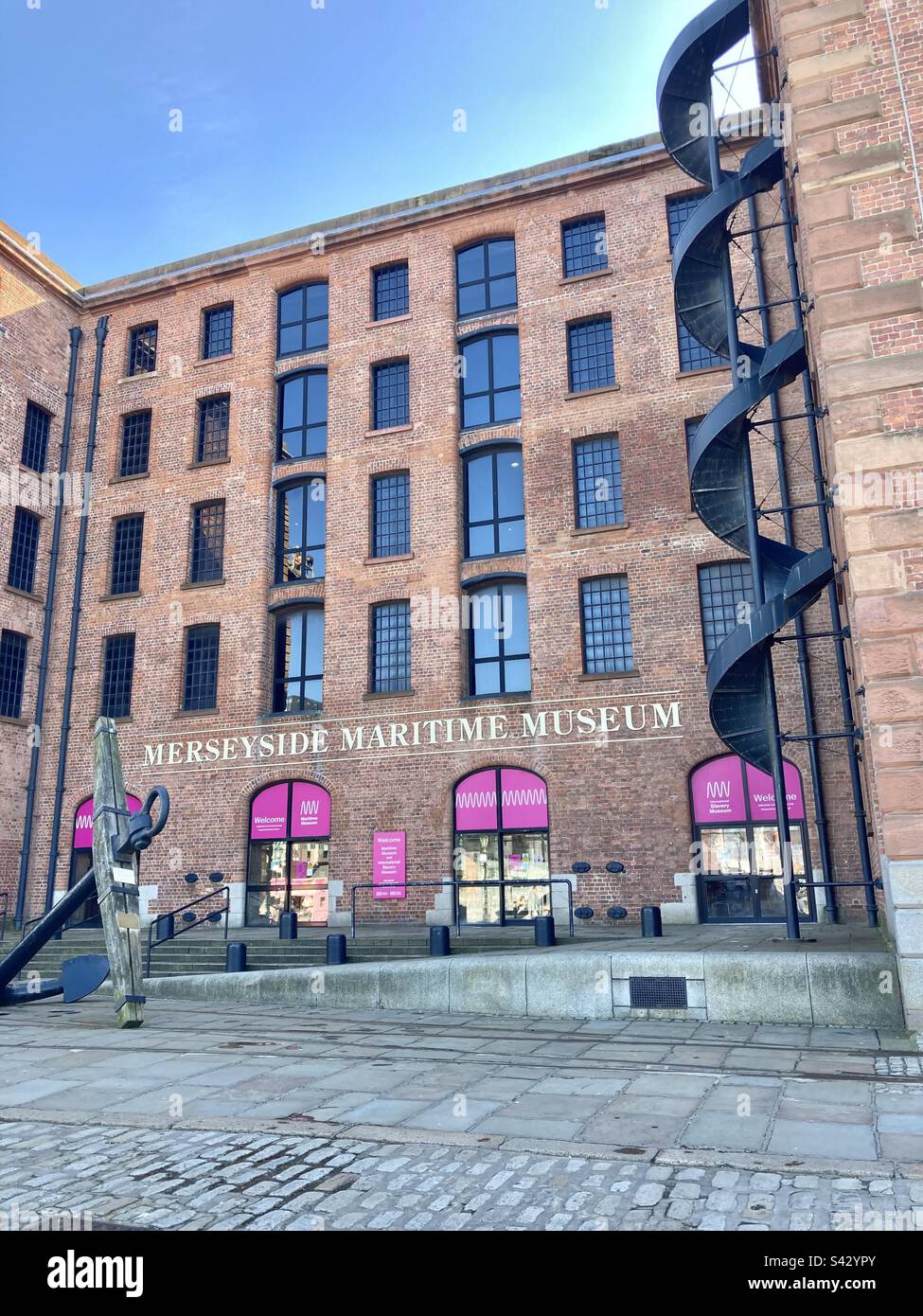 Liverpool Merseyside Maritime Museum - Image de stock capturée avec un smartphone