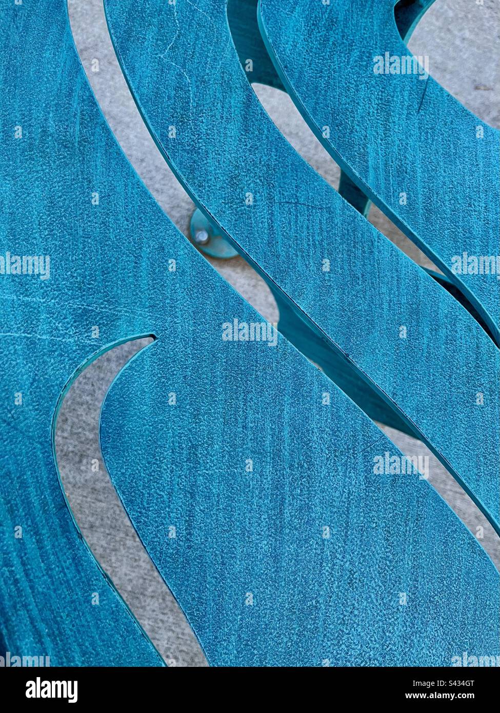 Résumé. Fond bleu sarcelle Banque D'Images