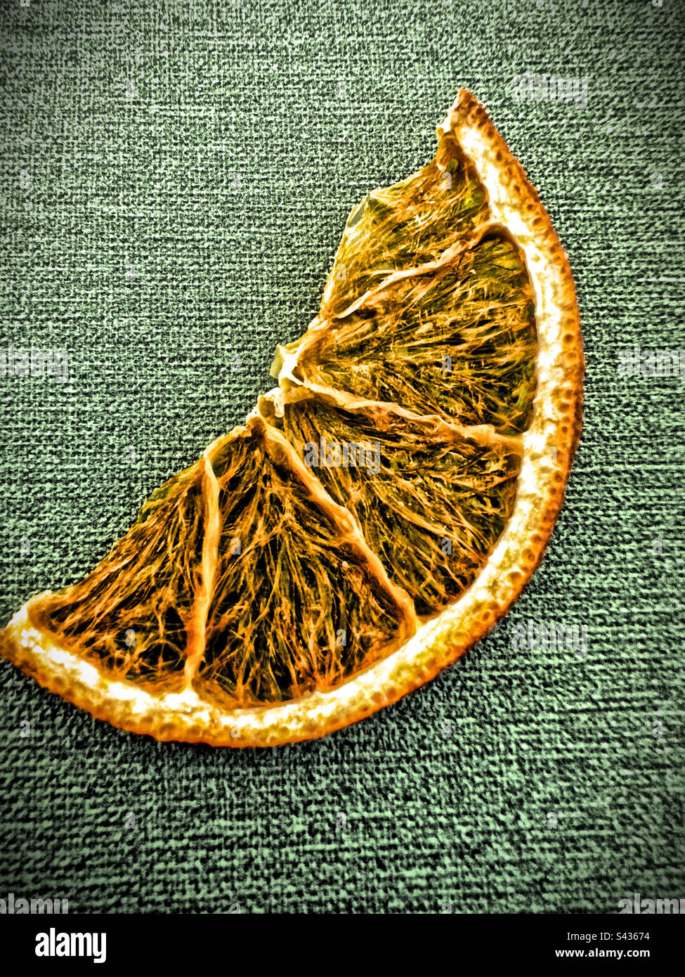 Fruit sur tissu Banque D'Images