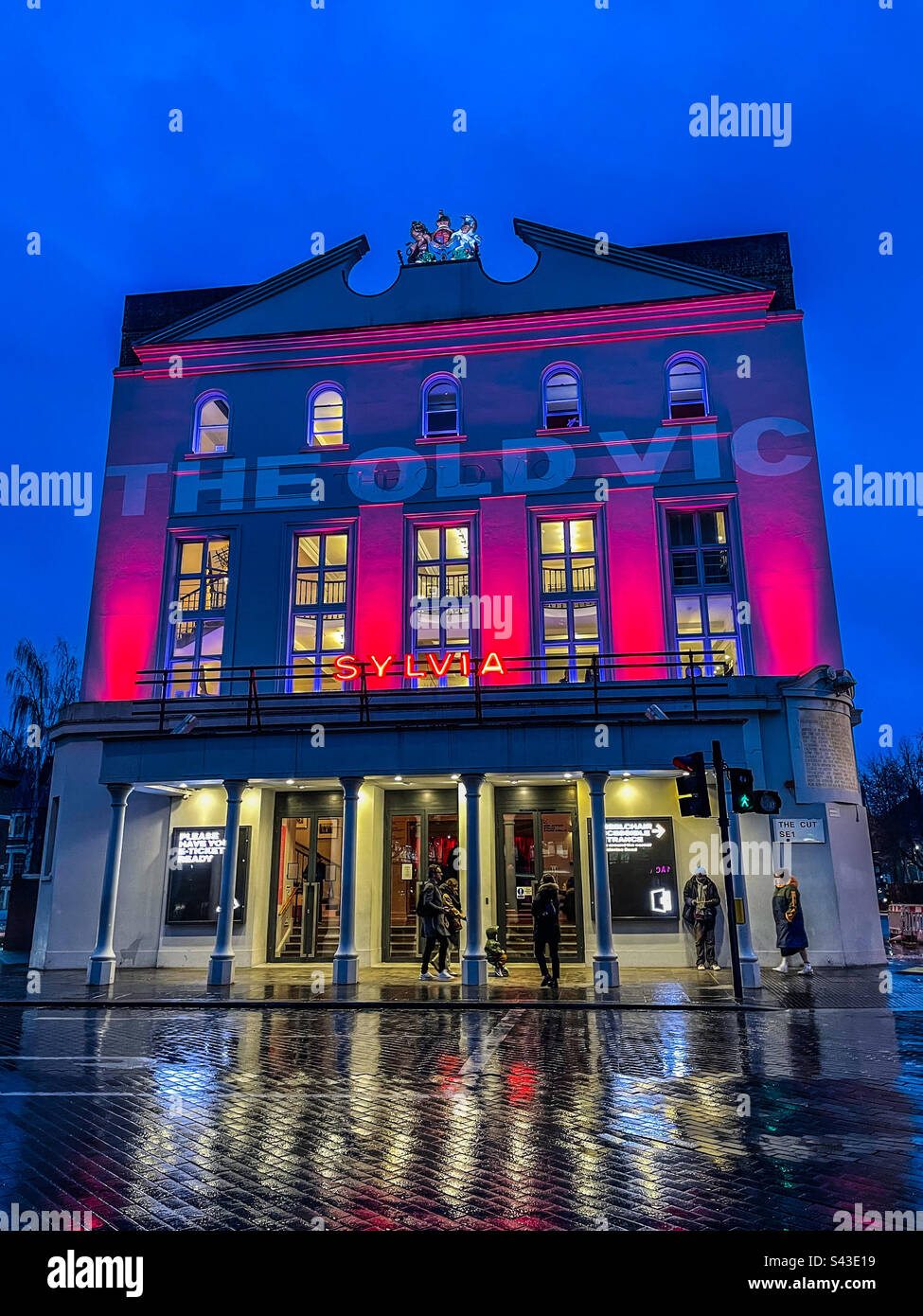 L'ancien théâtre Vic, Londres Banque D'Images