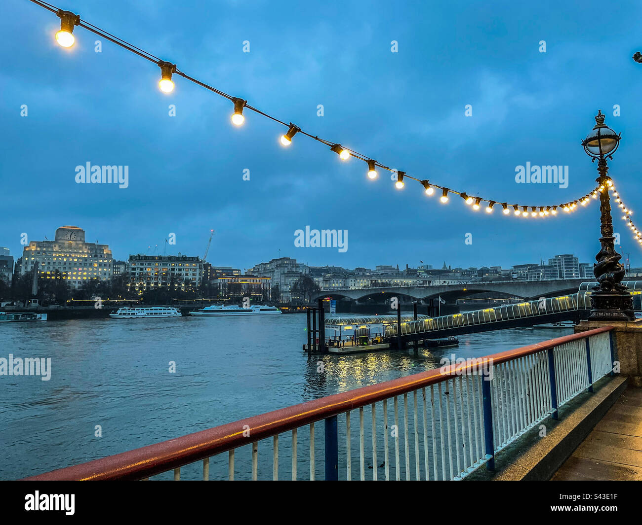 Southbank Thames, Londres Banque D'Images