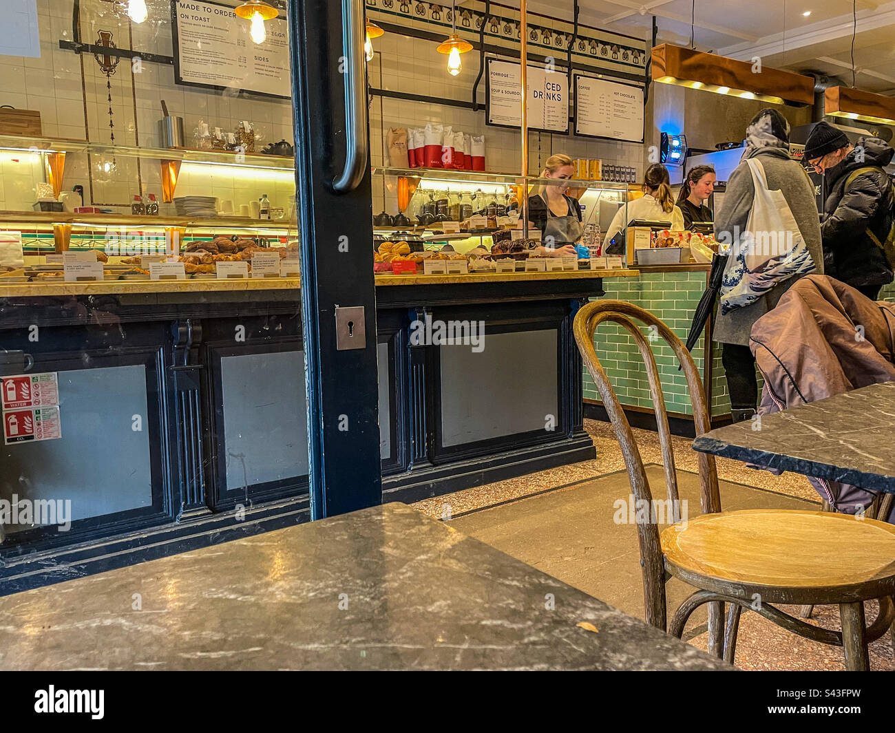 Café, Highgate Banque D'Images