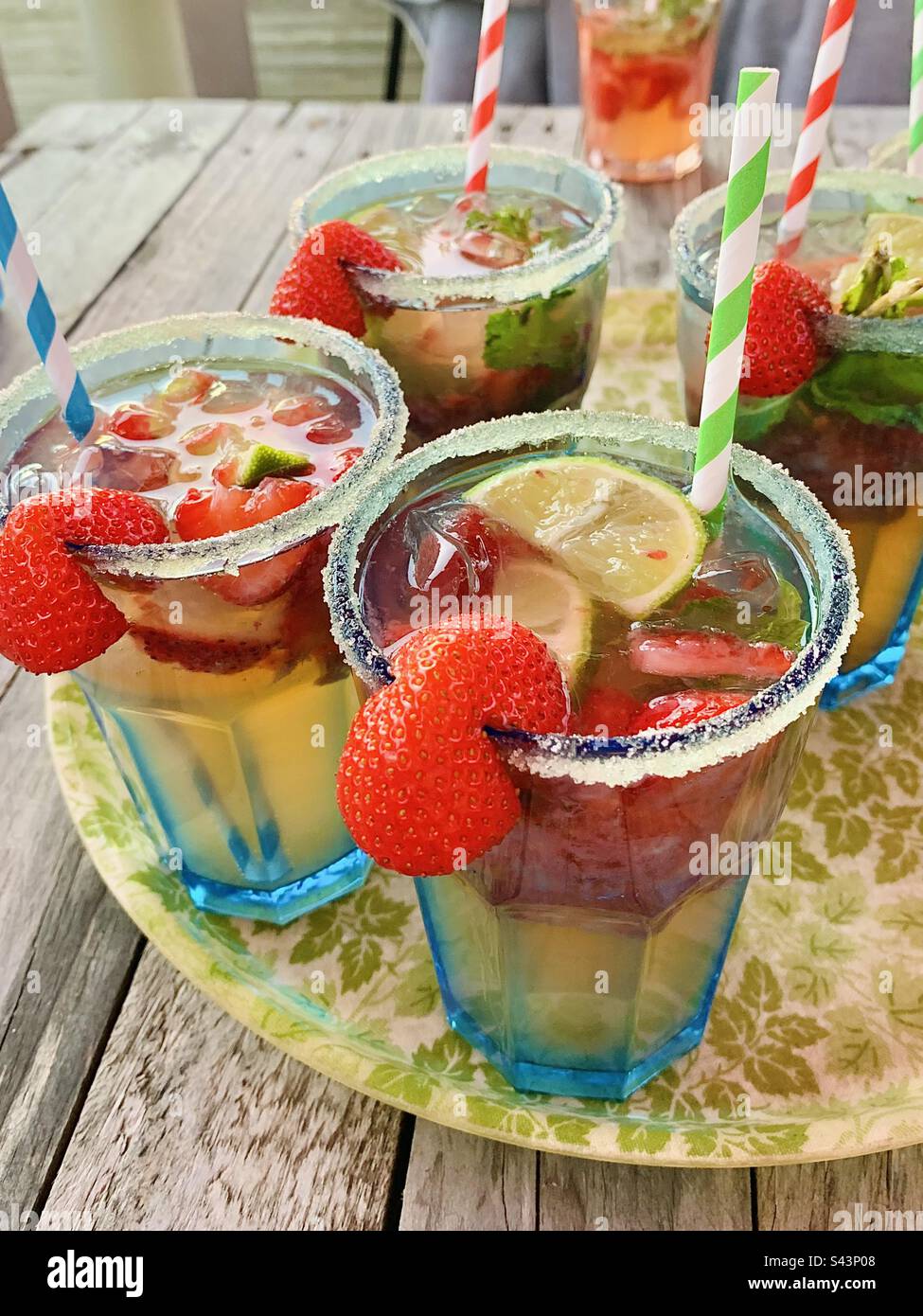 Mocktails d'été - Image de stock capturée avec un smartphone